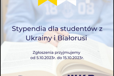 Stypendia dla studentów z Ukrainy i Białorusi